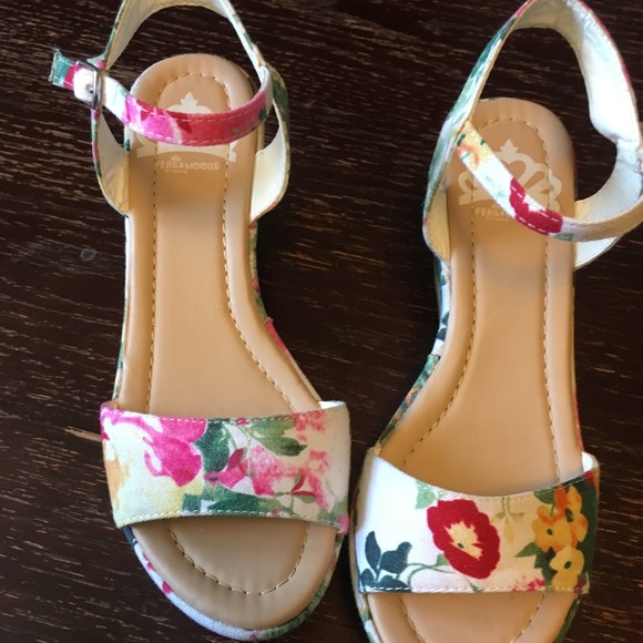 Fergalicious Wedged Sandals - Picture 2 of 6